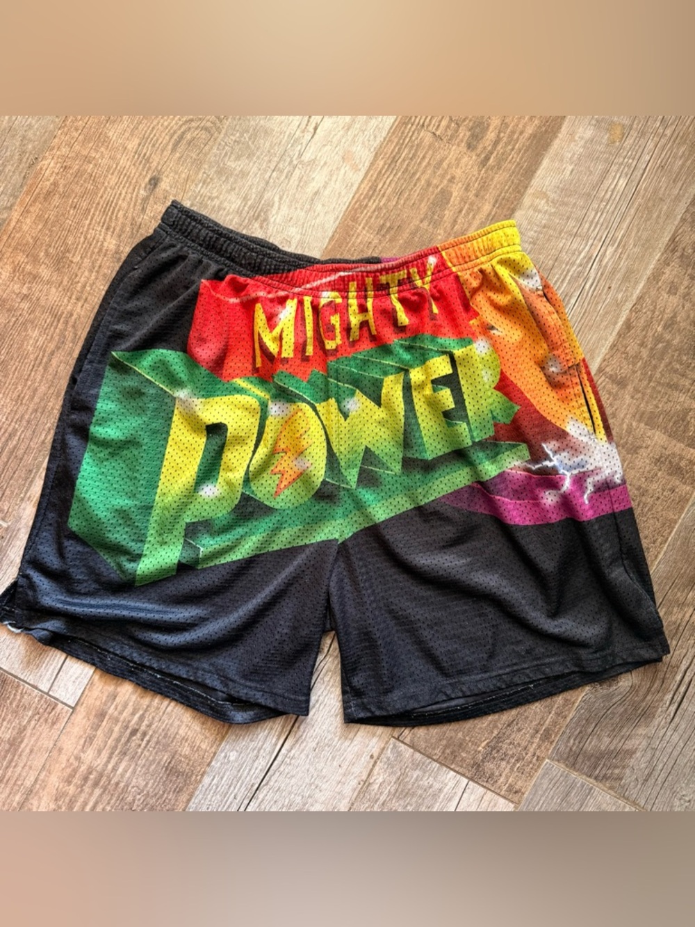 Chalk Line Mighty Morphin Power Rangers Shorts XL